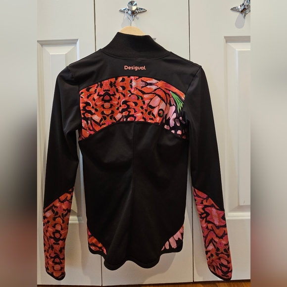 Desigual Women's S, Butterfly Print Sport Jacket - Picture 3 of 6